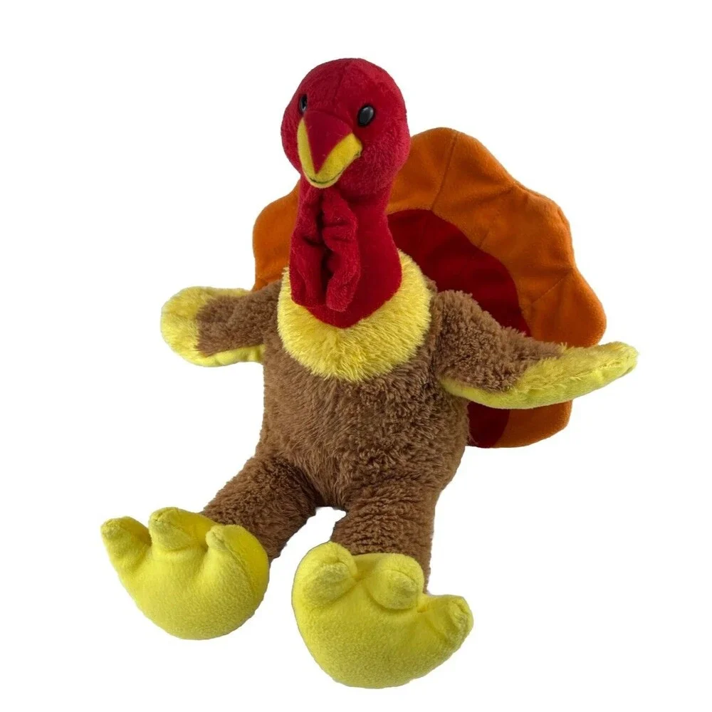 Build A Bear Workshop Thanksgiving Turkey Stuffed Animal Plush Toy 12” Holiday